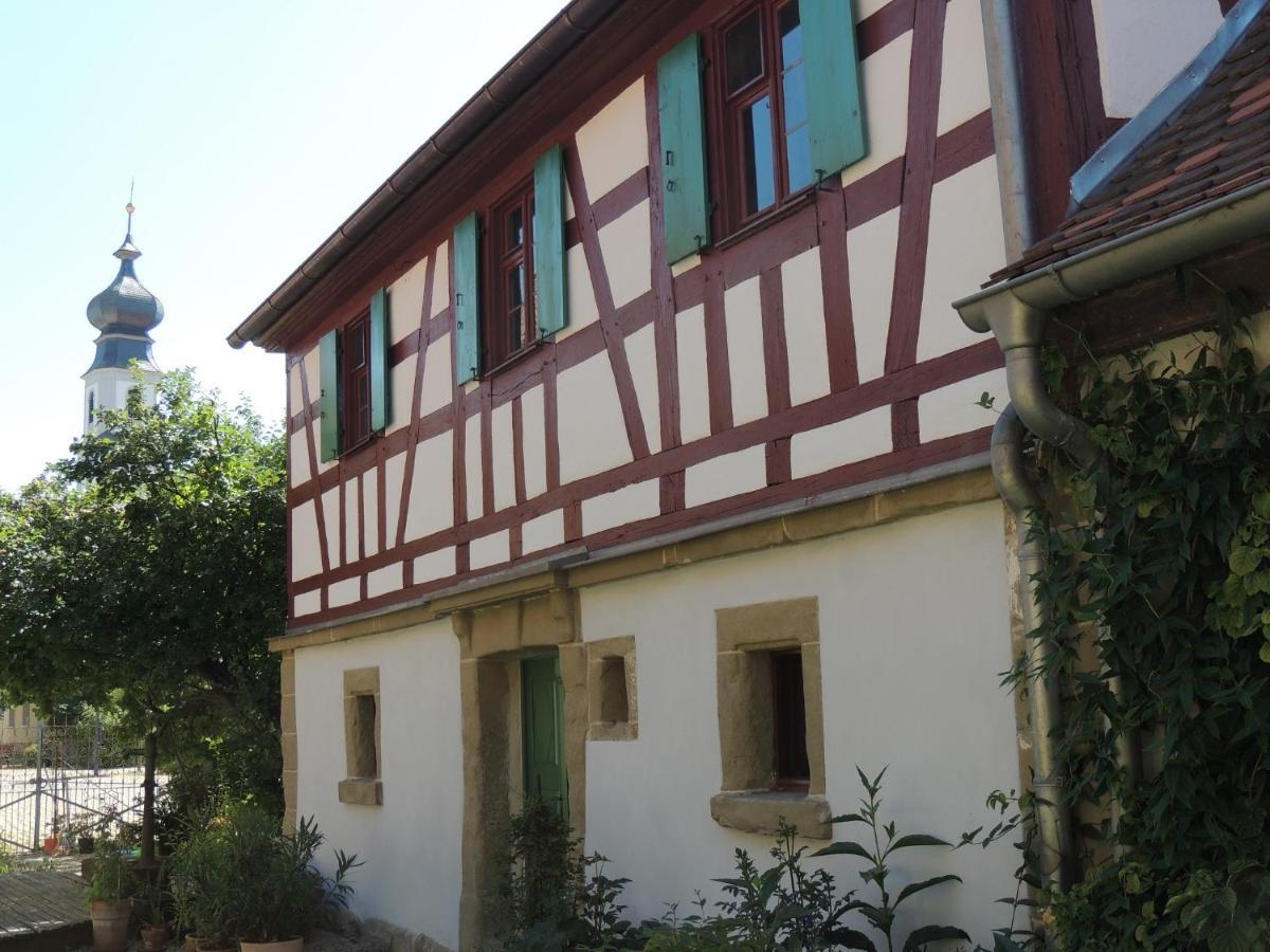 Pilger- Und Radlerherberge Herberge Im Hofhaus Colmberg ภายนอก รูปภาพ