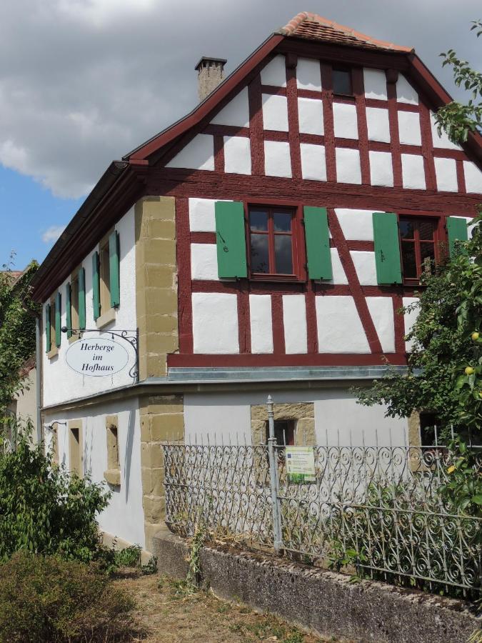 Pilger- Und Radlerherberge Herberge Im Hofhaus Colmberg ภายนอก รูปภาพ